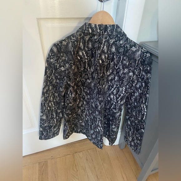 ERNEST LE GAMIN Womens Blazer Jacket Disney Cotton Grey Gray EX S XS FRANCE - Picture 2 of 6